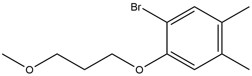 1-bromo-2-(3-methoxypropoxy)-4,5-dimethylbenzene Structure