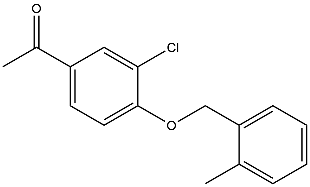 1226003-11-7 1-[3-Chloro-4-[(2-methylphenyl)methoxy]phenyl]ethanone