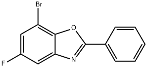 Benzoxazole, 7-bromo-5-fluoro-2-phenyl- Structure