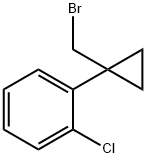 Benzene, 1-[1-(bromomethyl)cyclopropyl]-2-chloro-,1226171-32-9,结构式