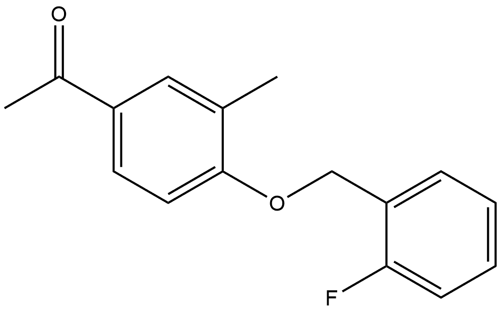 1226326-88-0 1-[4-[(2-Fluorophenyl)methoxy]-3-methylphenyl]ethanone