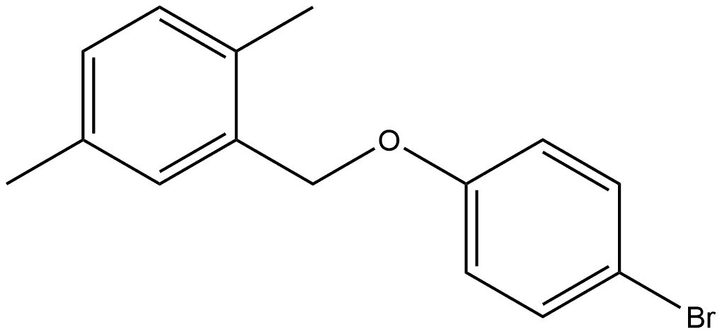 2-[(4-Bromophenoxy)methyl]-1,4-dimethylbenzene Struktur