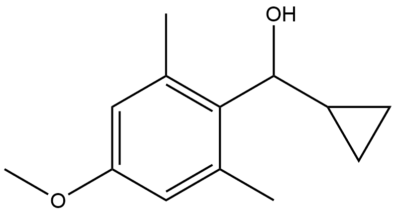 α-Cyclopropyl-4-methoxy-2,6-dimethylbenzenemethanol Struktur
