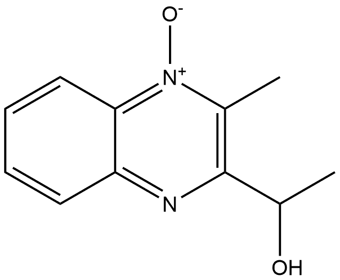α,3-Dimethyl-2-quinoxalinemethanol 4-Oxide Struktur