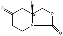 3H-Oxazolo[3,4-a]pyridine-3,7(1H)-dione, tetrahydro-, (8aR)- Struktur