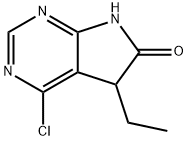 4-chloro-5-ethyl-5H-pyrrolo[2,3-d]pyrimidin-6(7H)-one Structure
