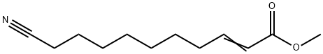 2-Decenoic acid, 10-cyano-, methyl ester 结构式