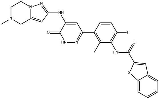 BTK-IN-23 Struktur