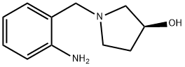 3-Pyrrolidinol, 1-[(2-aminophenyl)methyl]-, (3S)- 化学構造式
