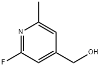 2-Fluoro-6-methylpyridine-4-methanol Struktur