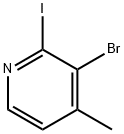 Pyridine, 3-bromo-2-iodo-4-methyl- Structure