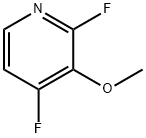 Pyridine, 2,4-difluoro-3-methoxy- 化学構造式
