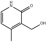 3-(Hydroxymethyl)-4-methyl-2(1H)-pyridinone Struktur