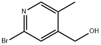 2-Bromo-5-methylpyridine-4-methanol 化学構造式