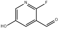 3-Pyridinecarboxaldehyde, 2-fluoro-5-hydroxy- Structure