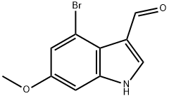 4-Bromo-6-methoxy-1H-indole-3-carbaldehyde Struktur