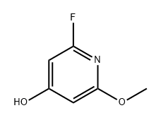 2-氟-6-甲氧基吡啶-4-醇,1227594-20-8,结构式