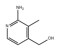 4-Pyridinemethanol, 2-amino-3-methyl- Struktur