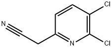 2-Pyridineacetonitrile, 5,6-dichloro- Struktur