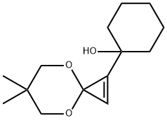 1-(6,6-Dimethyl-4,8-dioxaspiro[2.5]oct-1-en-1-yl)cyclohexanol 结构式