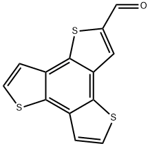 Benzo[1,2-b:3,4-b':5,6-b'']trithiophene-2-carboxaldehyde 化学構造式