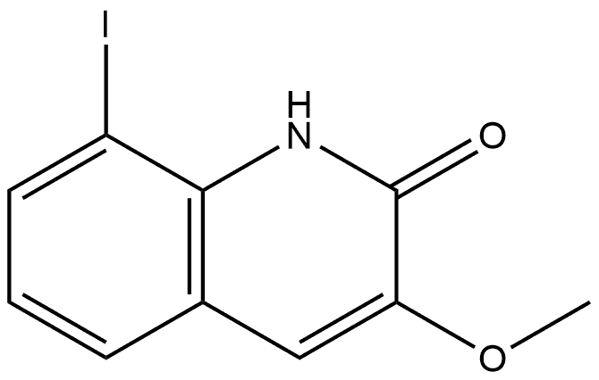 8-Iodo-3-methoxyquinolin-2(1H)-one Structure