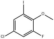 4-Chloro-2-fluoro-6-iodoanisole Structure