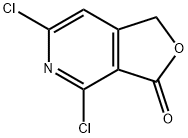 4,6-二氯呋喃并[3,4-C]吡啶-3(1H)-酮, 1228180-99-1, 结构式