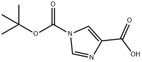 1H-Imidazole-1,4-dicarboxylic acid, 1-(1,1-dimethylethyl) ester Struktur