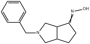 Cyclopenta[c]pyrrol-4(1H)-one, hexahydro-2-(phenylmethyl)-, oxime Structure