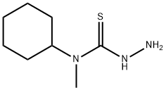 3-amino-1-cyclohexyl-1-methylthiourea 化学構造式