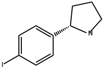 Pyrrolidine, 2-(4-iodophenyl)-, (2S)- Structure