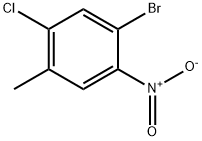 1-溴-5-氯-4-甲基-2-硝基苯,1228671-02-0,结构式