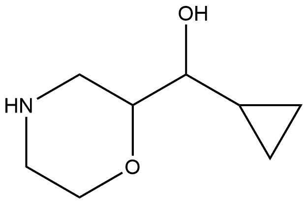 2-Morpholinemethanol,α-cyclopropyl- 化学構造式