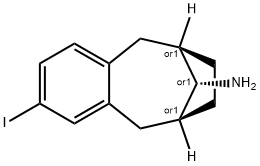 6,9-Methanobenzocycloocten-11-amine, 5,6,7,8,9,10-hexahydro-2-iodo-, (6R,9S,11S)-rel- 化学構造式