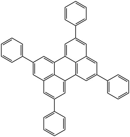 2,5,8,11-Tetraphenylperylene Structure