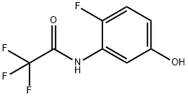 Acetamide, 2,2,2-trifluoro-N-(2-fluoro-5-hydroxyphenyl)- Structure