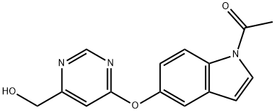 Ethanone, 1-[5-[[6-(hydroxymethyl)-4-pyrimidinyl]oxy]-1H-indol-1-yl]-