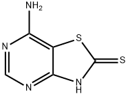 Thiazolo[4,5-d]pyrimidine-2(3H)-thione, 7-amino- Struktur