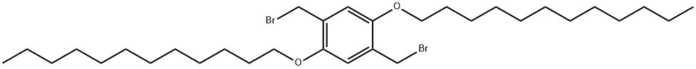 Benzene, 1,4-bis(bromomethyl)-2,5-bis(dodecyloxy)- Structure