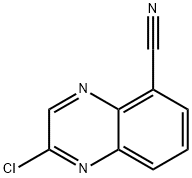 5-Quinoxalinecarbonitrile, 2-chloro- Struktur