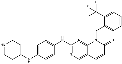 Pyrido[2,3-d]pyrimidin-7(8H)-one, 2-[[4-(4-piperidinylamino)phenyl]amino]-8-[[2-(trifluoromethyl)phenyl]methyl]-|