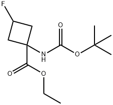 Cyclobutanecarboxylic acid, 1-[[(1,1-dimethylethoxy)carbonyl]amino]-3-fluoro-, ethyl ester