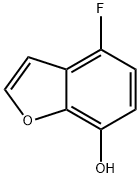 7-Benzofuranol, 4-fluoro- Struktur