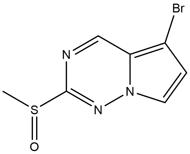 1232815-58-5 5-溴-2-(甲基亚磺酰基)吡咯并[2,1-F][1,2,4]三嗪