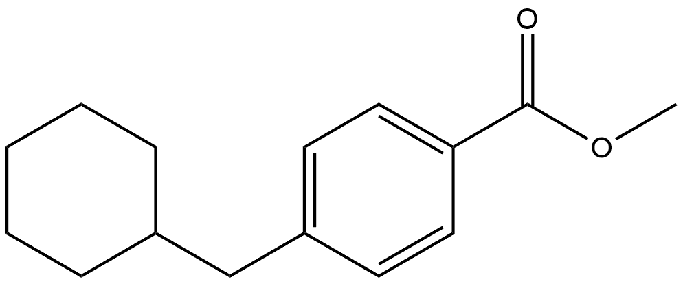 Methyl 4-(cyclohexylmethyl)benzoate Structure