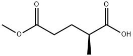 Pentanedioic acid, 2-methyl-, 5-methyl ester, (2S)- 化学構造式