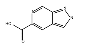 2H-Pyrazolo[3,4-c]pyridine-5-carboxylic acid, 2-methyl- Structure