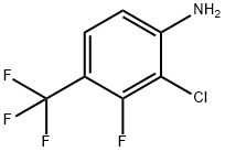 2-Chloro-3-fluoro-4-(trifluoromethyl)aniline Structure