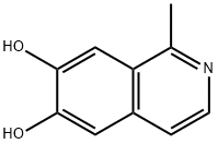 1-Methylisoquinoline-6,7-diol 化学構造式